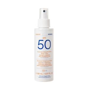 Korres Yoghurt Sunscreen Spray Emulsion Body + Face SPF50 150ml