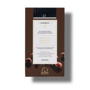 Korres Argan Oil Advanced Colorant 2.1 Blue Black 75ml