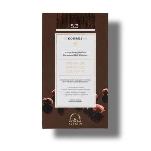 Korres Argan Oil Advanced Colorant 5.3golden/ Honey Light Brown 75ml