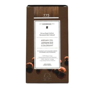 Korres Argan Oil Advanced Colorant 7.73golden Mocca 75ml