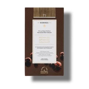Korres Argan Oil Advanced Colorant 7.1 Ash Blonde 75ml