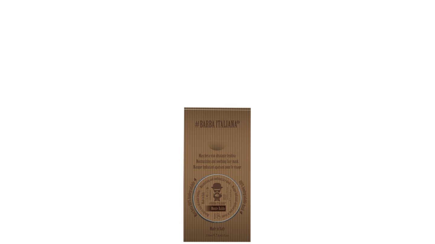 Barba Italiana Monte Baldo Moisturizing And Soothing Face Mask 7.5ml