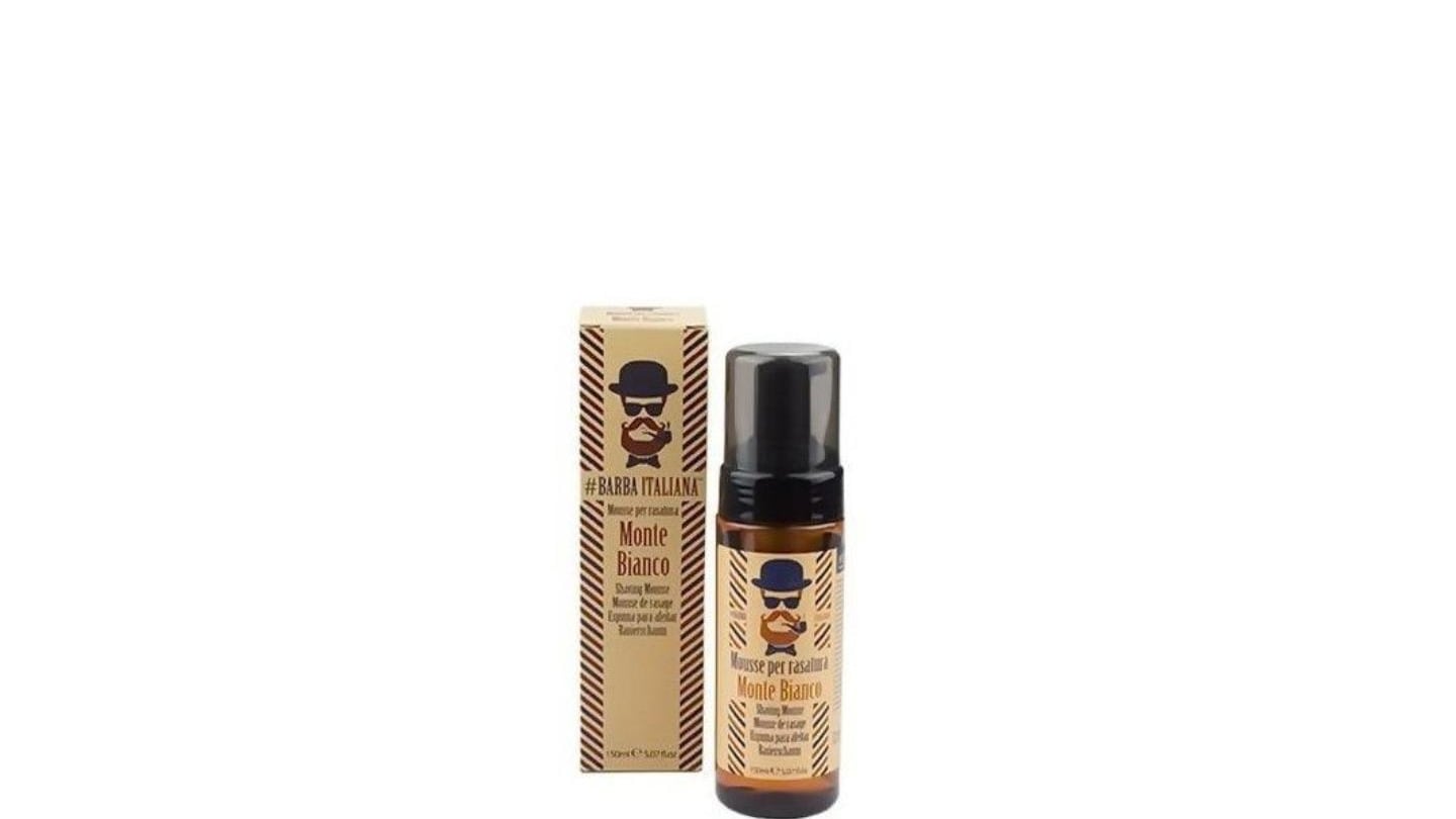 Bianco Barba Italiana Monte Bianco Shaving Mousse 150ml