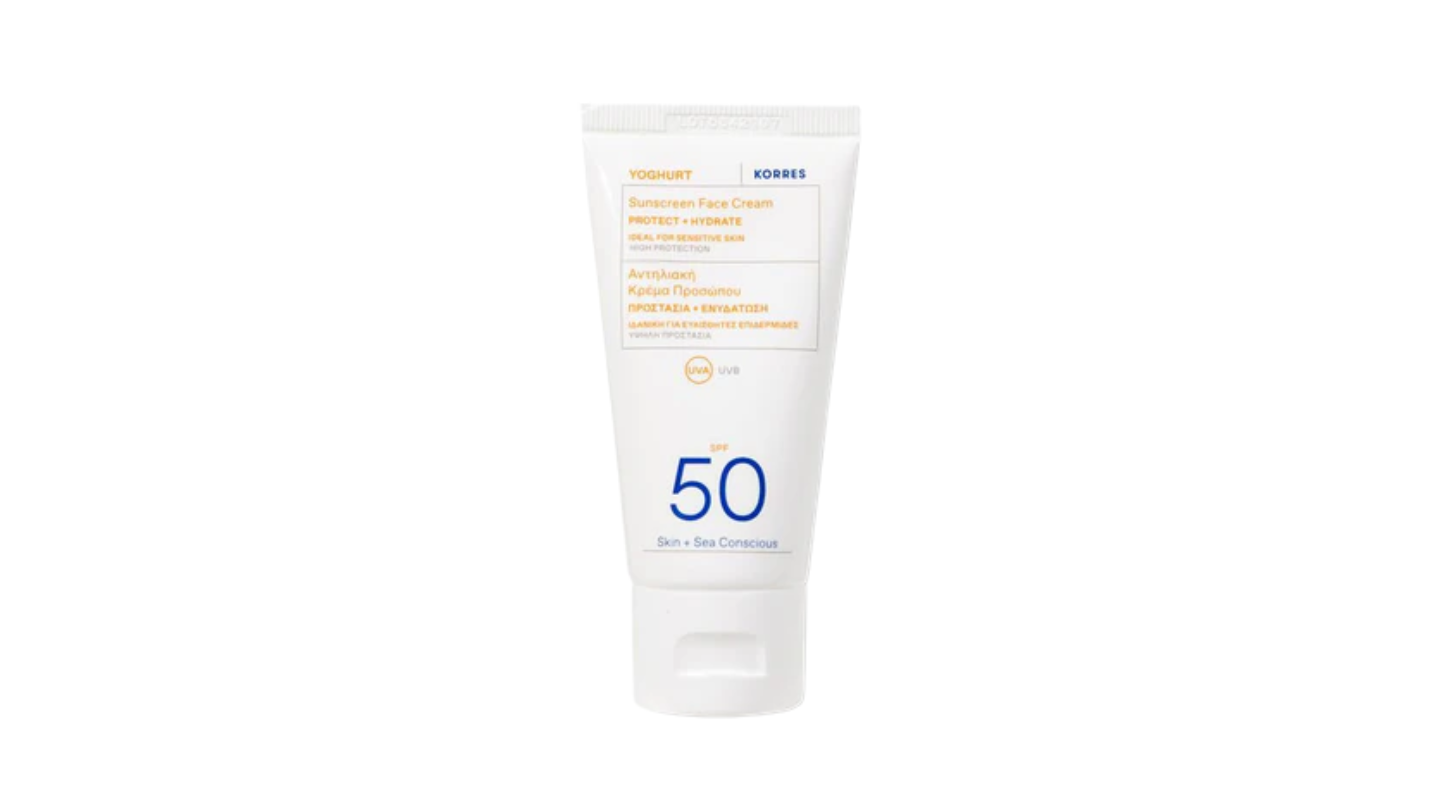 Korres Yoghurt Sunscreen Face Cream SPF50 50ml