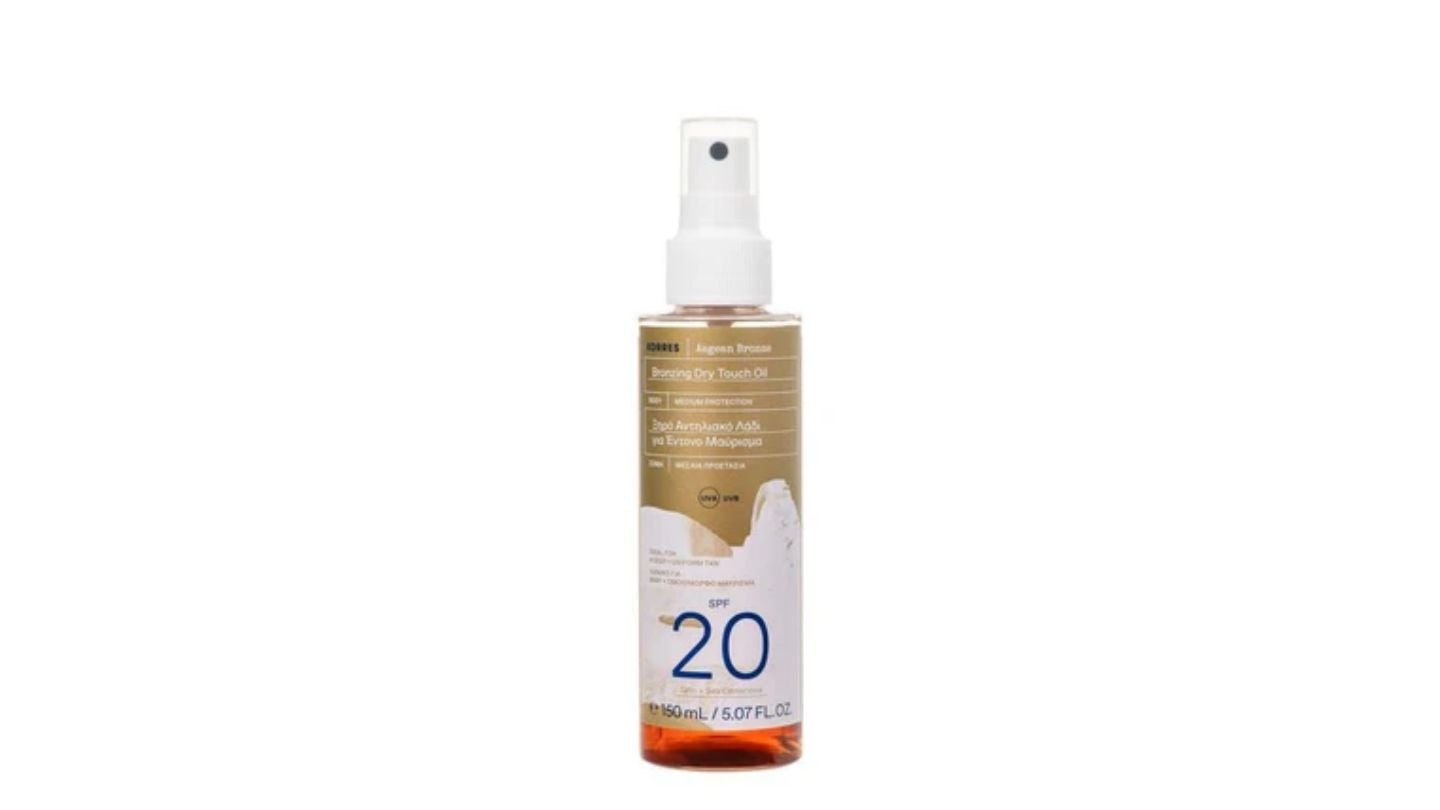 Korres Aegean Bronze Intense Bronzing Oil Face + Body SPF20 150ml