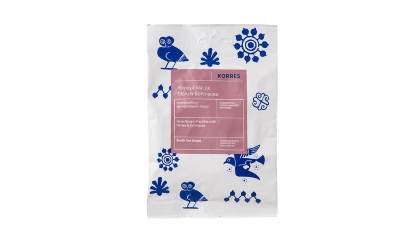 Korres Honey + Echinacea Extract Herb Balsam Pastilles 60g