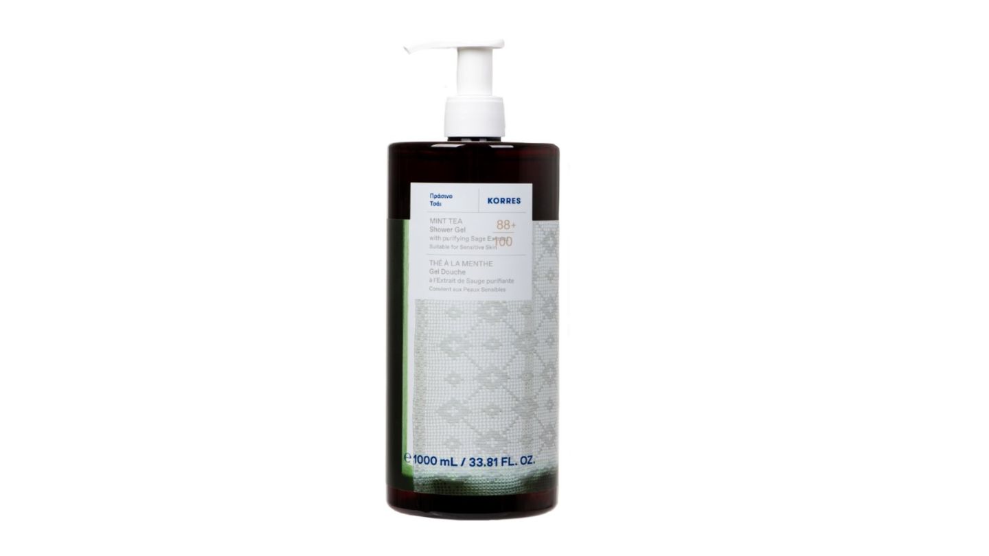 Korres Mint Tea Renewing Body Cleanser 1000 ml