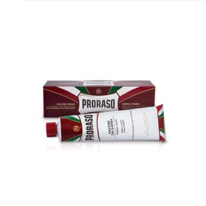 PRORASO SHAVE CREAM TUBE NOURISH RED 150 ML